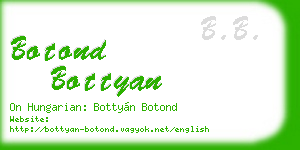 botond bottyan business card